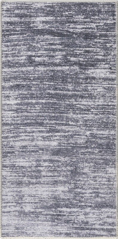 2' x 4' Prewitt · Gradient lines rug, gray and ivory