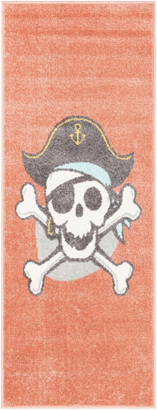 2' 2 x 6' 1 Hutton · Pictoral rug, red