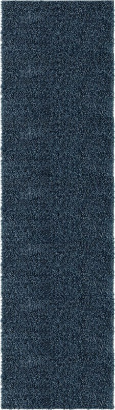 2' 7 x 10' Dunham · Solid Shag Rug, dblue