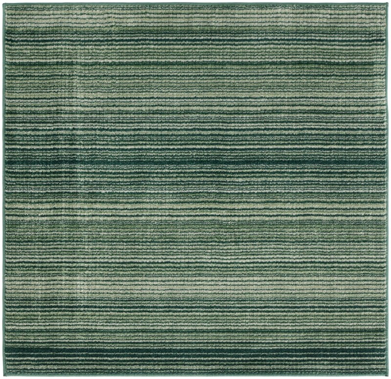 Jagger · Striped rug, shades of green