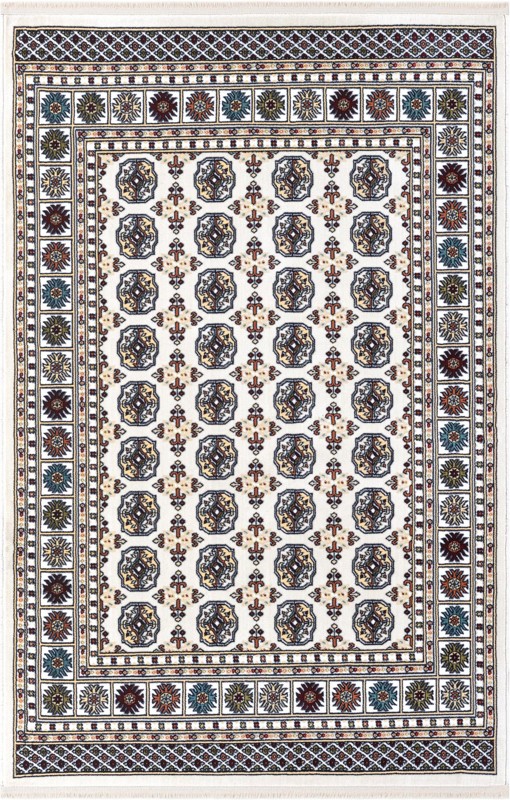 Crestwood · Border rug, beige and cream