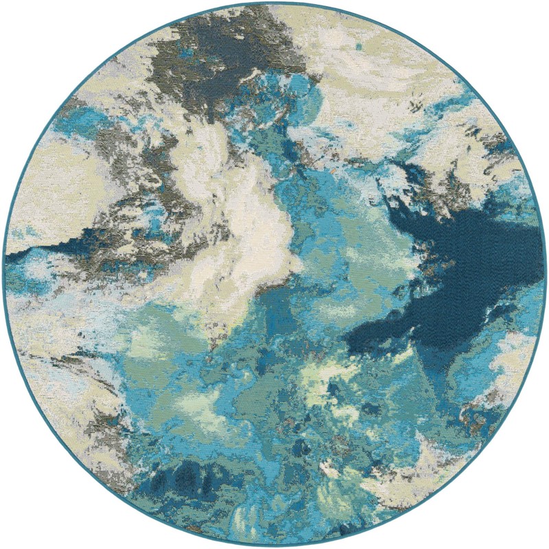 5' 3 x 5' 3 Lomax · Abstract Outdoor Rug