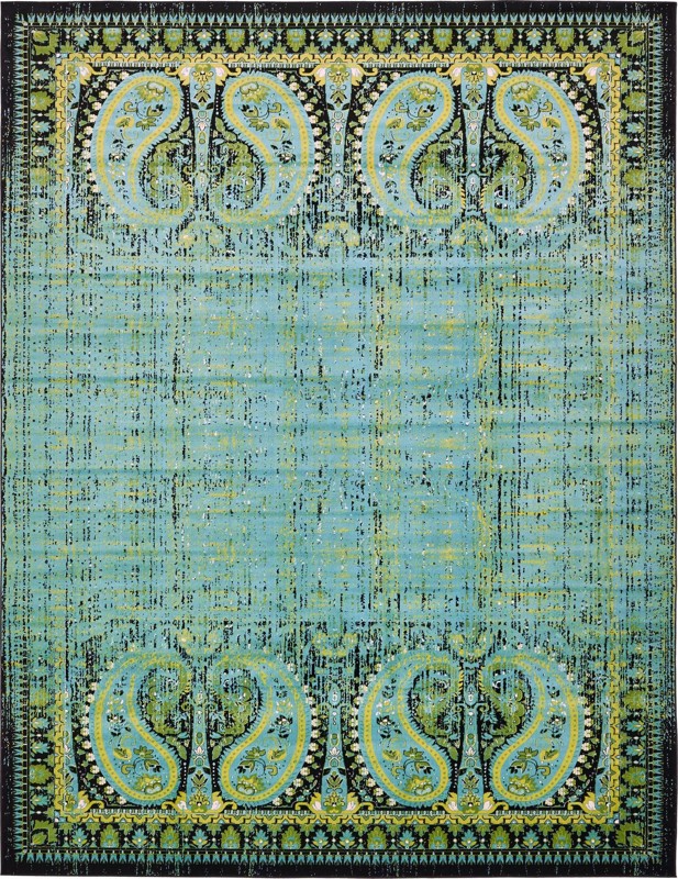 10' x 13' Harley · Border rug