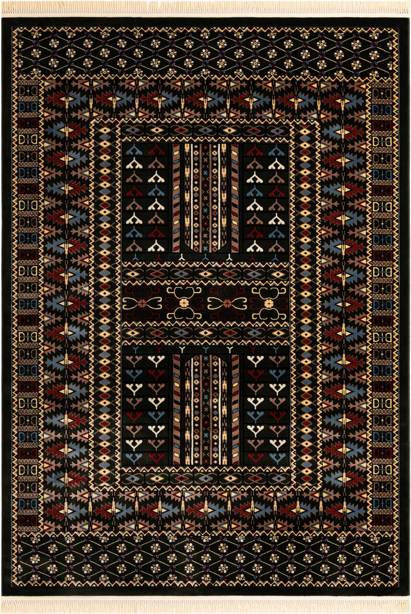 7' x 10' Pitcairn · Border rug