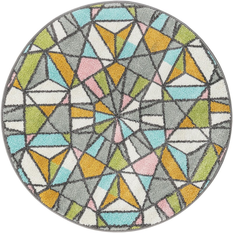 Woodall · Geometric rug, multi