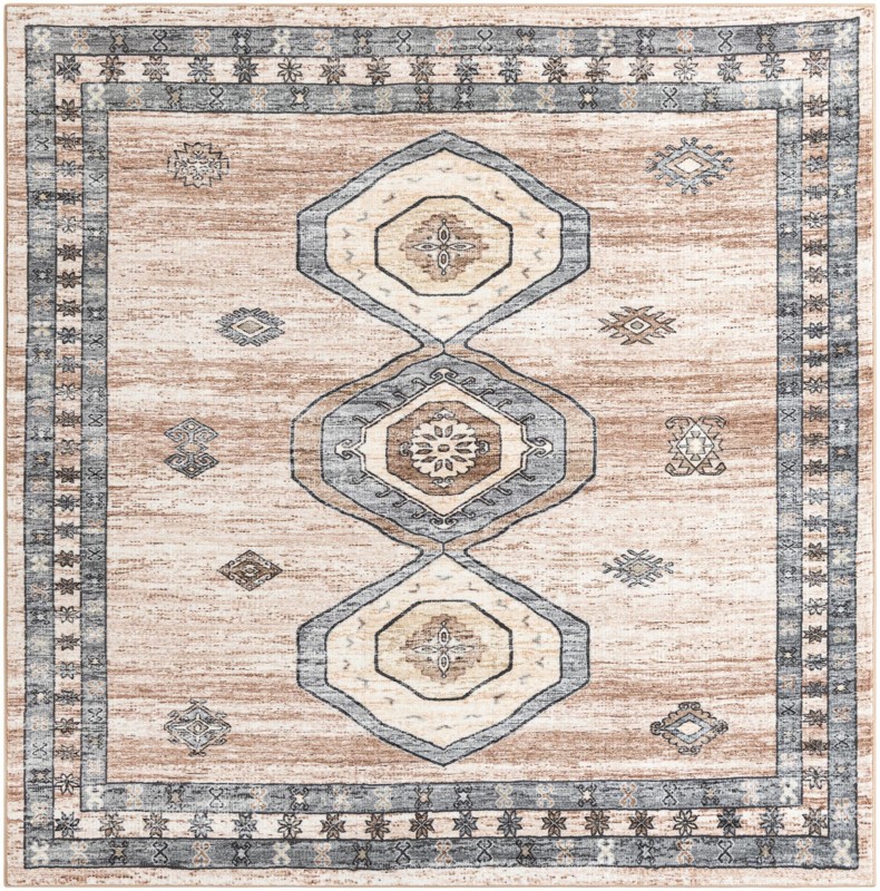 Eldridge · Border rug, ivory and beige
