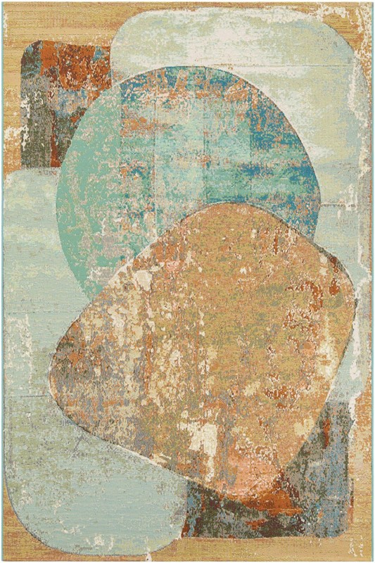 6' 1 x 9' Lomax · Abstract Outdoor Rug