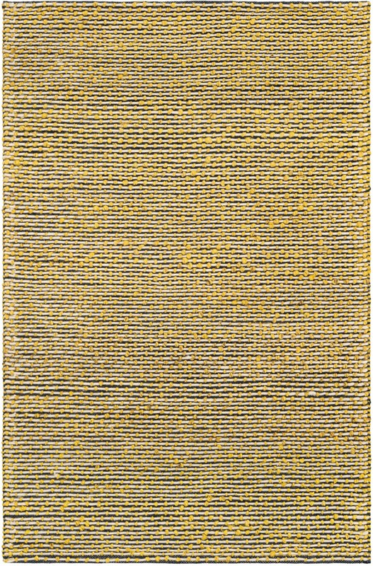 4' 1 x 6' 1 Keeler · Solid Wool Rug, yellow and navy