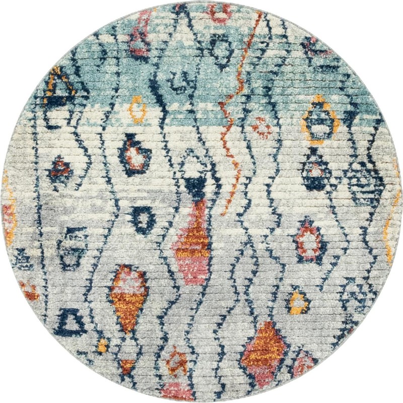 4' x 4' Shelley · Abstract rug, multi