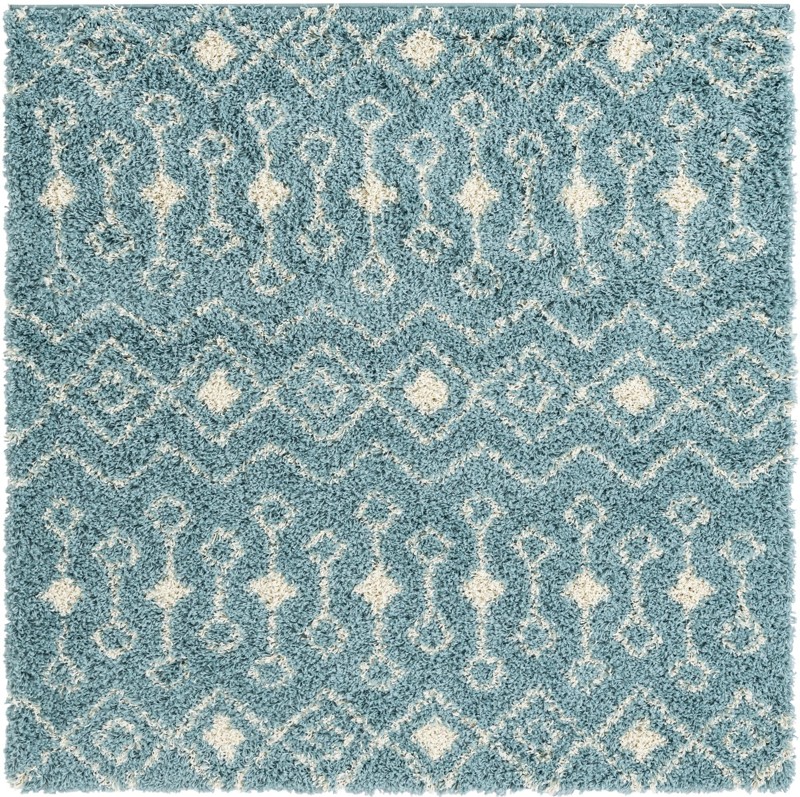 6' x 6' Bayley · Chevron Shag Rug