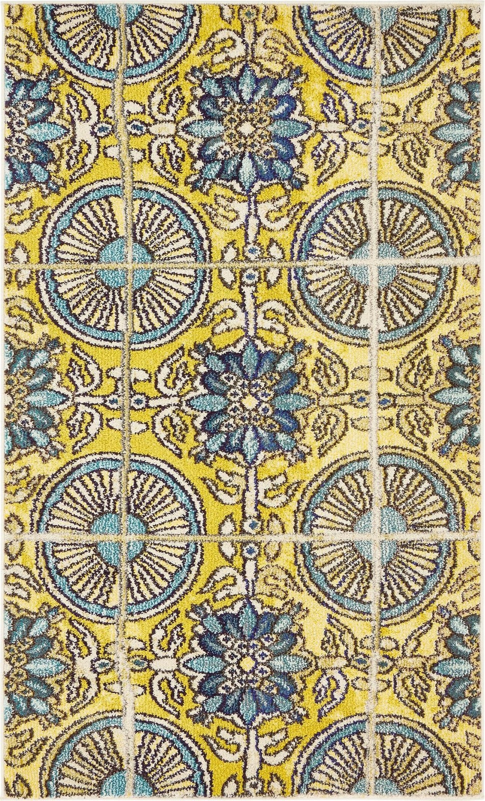 3' 3 x 5' 3 Atherton · Floral / botanical Washable Rug