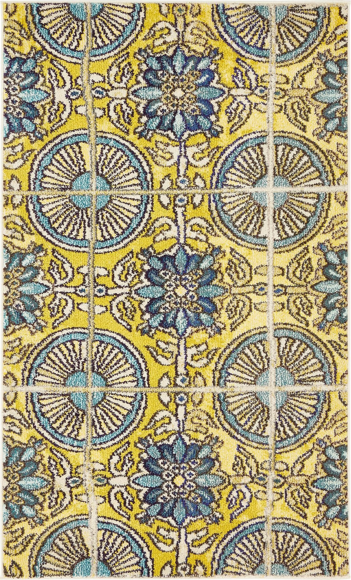 3' 3 x 5' 3 Atherton · Floral / botanical Washable Rug