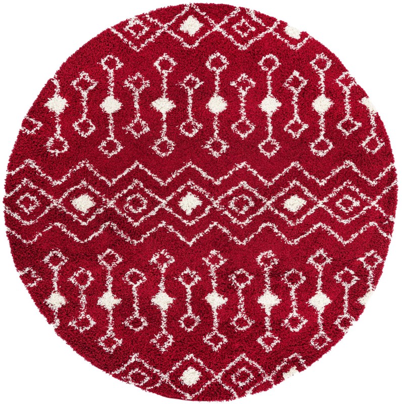 7' 10 x 7' 10 Bayley · Chevron Shag Rug