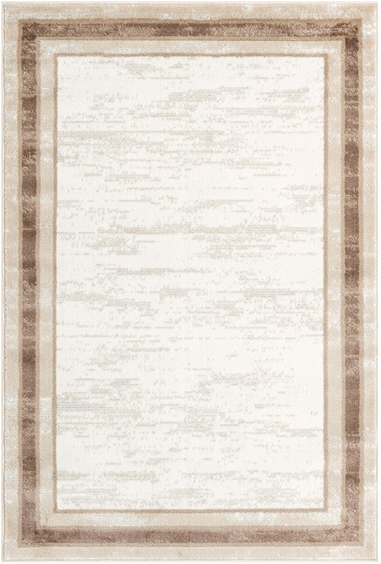 4' 1 x 6' 1 Hilo · Border rug, ivory