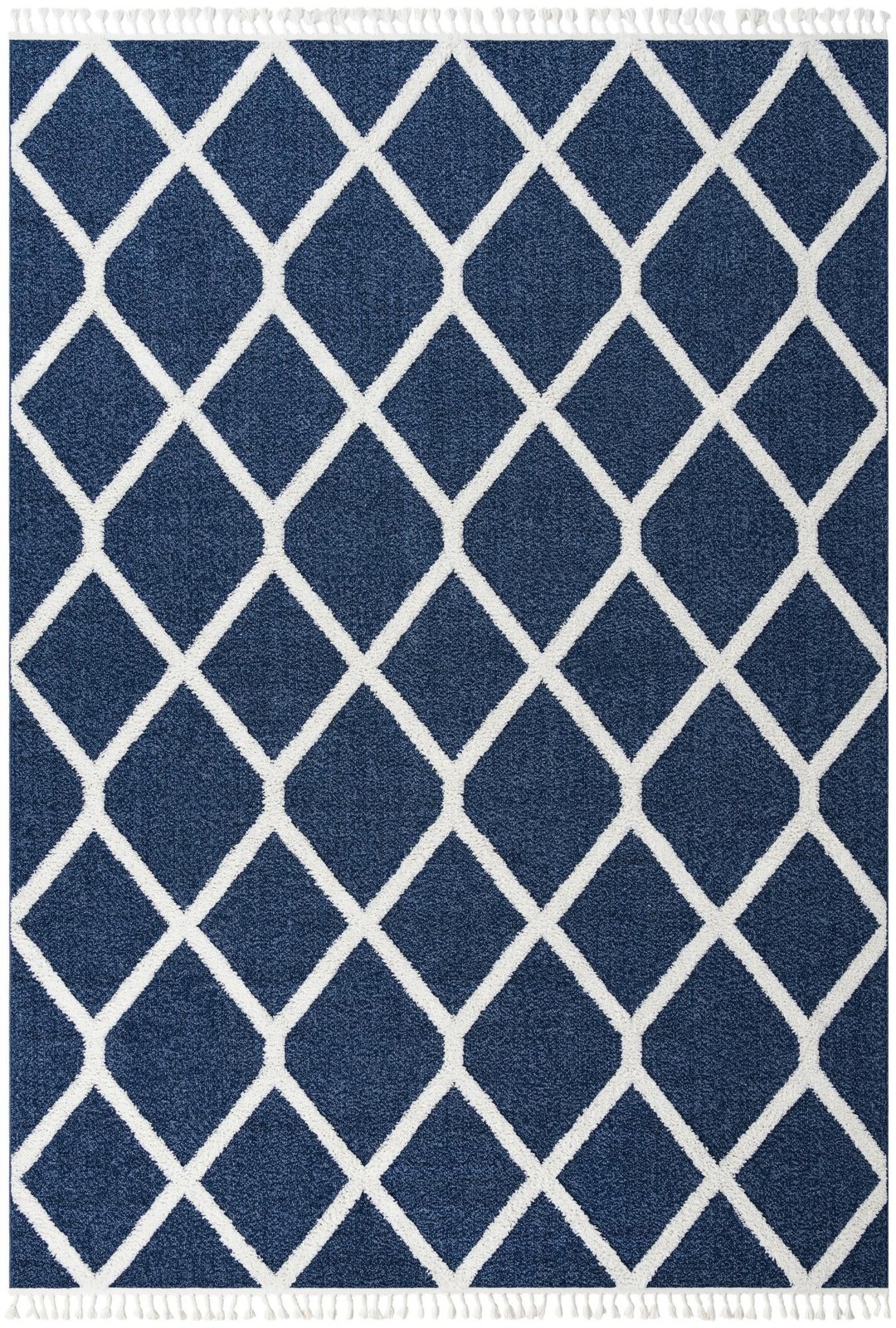 9' 6 x 14' 3 Kirkwood · Diamond rug, blue