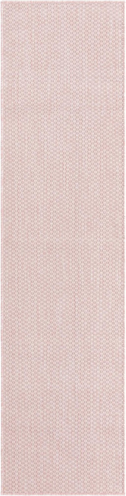 2' x 8' Fanshawe · Solid Outdoor Rug, whisper pink and ivory
