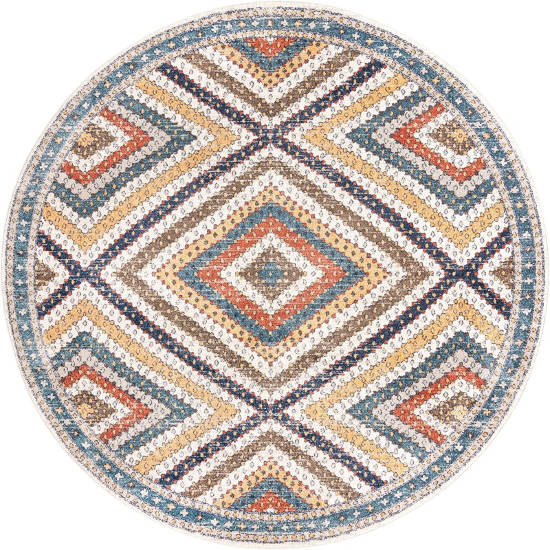 Nimmo · Diamond rug, blue