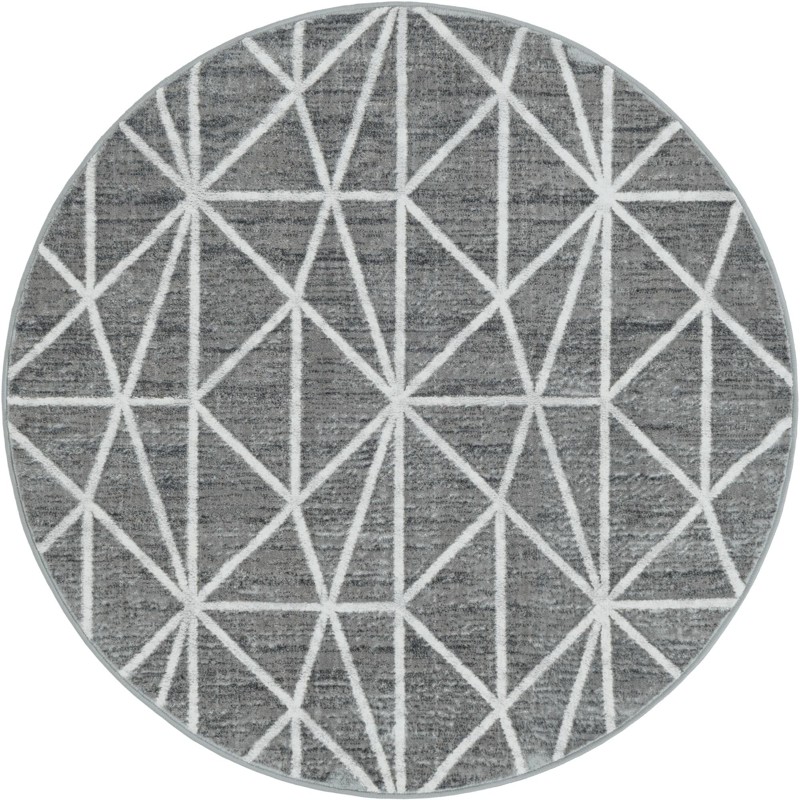 Gilman · Geometric rug, grey