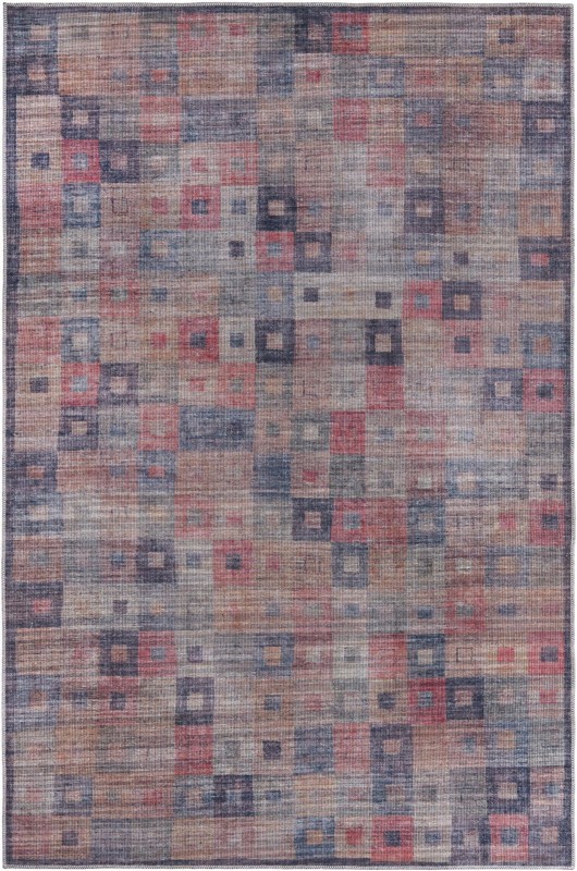 6' x 9' Lewes · Geometric Washable Rug, multi