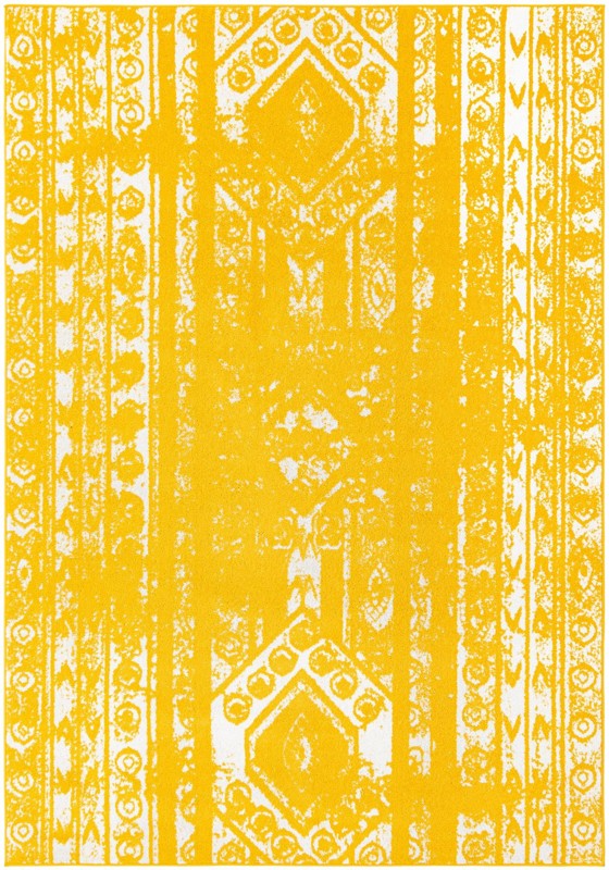 Underhill · Diamond rug, yellow