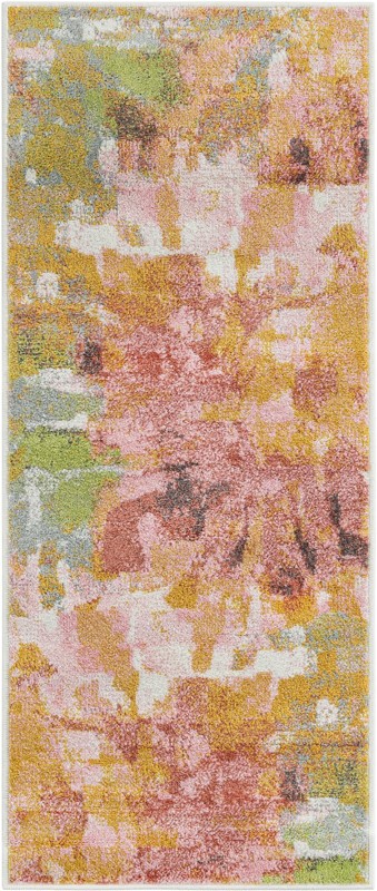 Ambler · Abstract rug, multi and pink