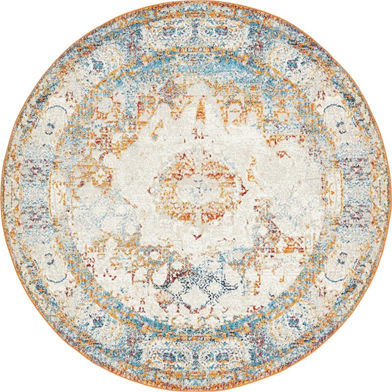 8' x 8' Metcalf · Border rug