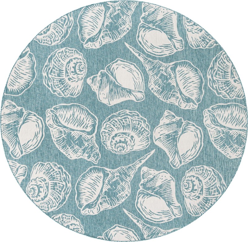 10' x 10' Arcata · Outdoor Rug, aqua