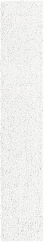 2' 6 x 13' Hartwell · Solid Shag Rug, snowwhite