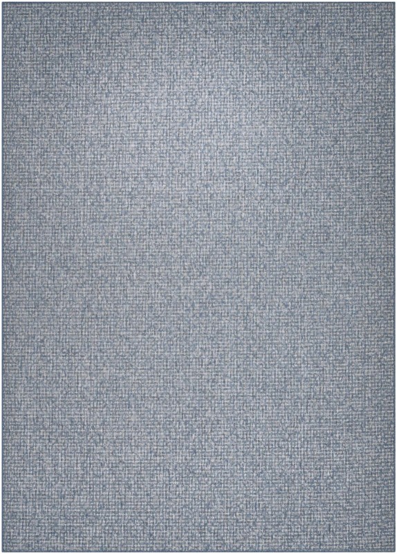 10' x 14' Loam · Checkered Outdoor Rug, navy blue