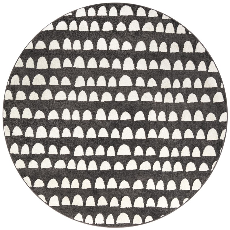 Halloran · Geometric rug, dark gray