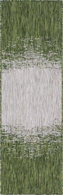 Buell · Gradient Outdoor Rug, green