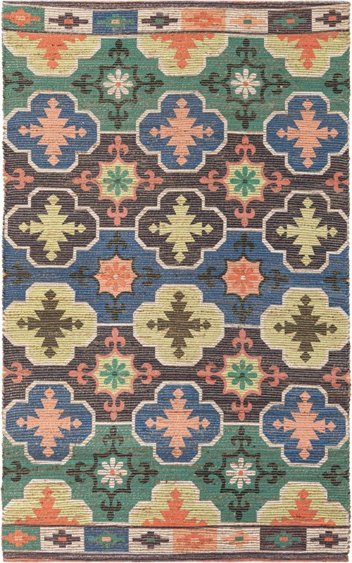 5' 1 x 8' Danbury · Geometric rug, multi