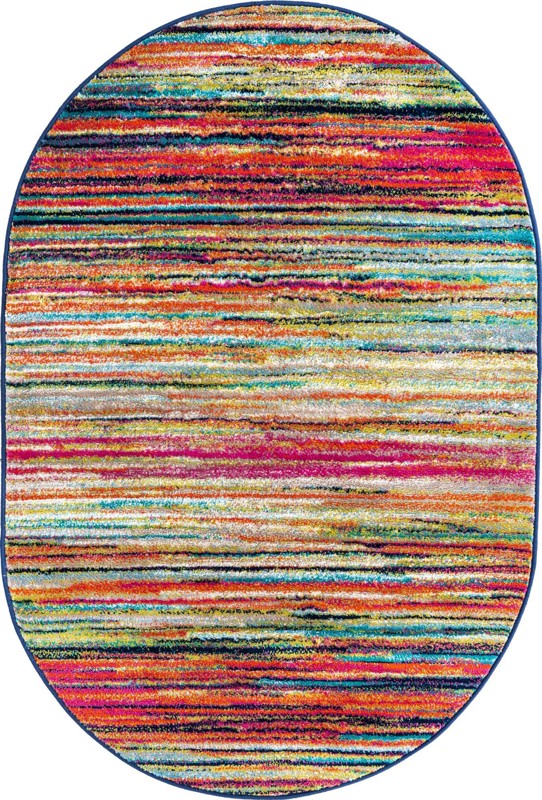 Lynch · Striped rug, multi