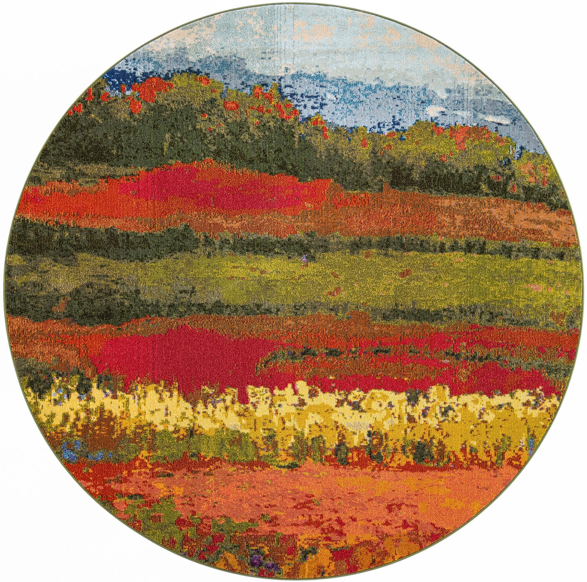 8' x 8' McCord · Abstract Washable Rug