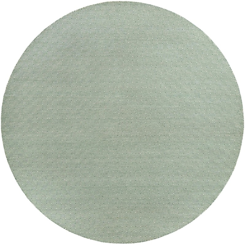 Standish · Diamond Wool Rug, green