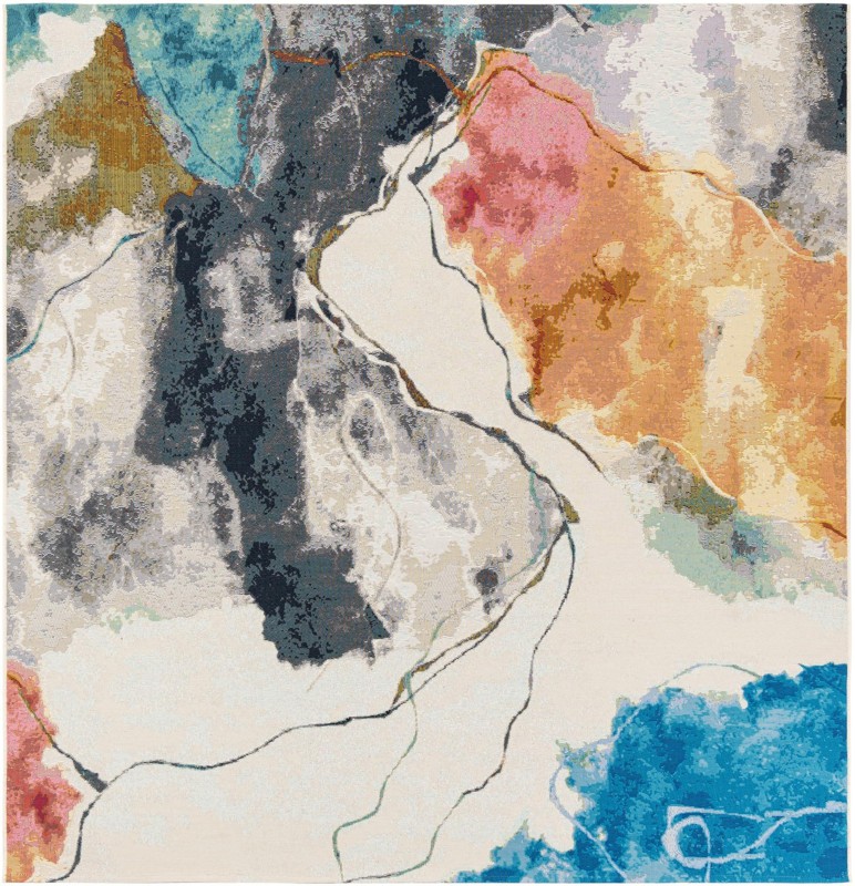 7' 10 x 7' 10 Lomax · Abstract Outdoor Rug