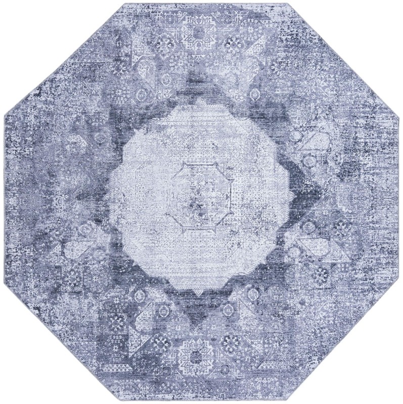 7' 10 x 7' 10 Fallowfield · Medallion Washable Rug, gray ivory