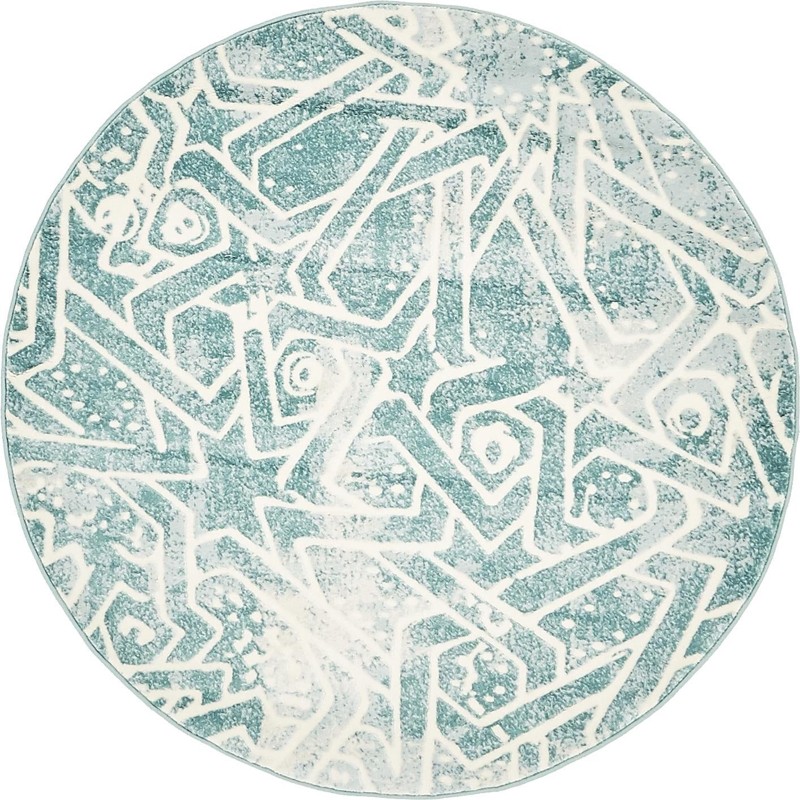 4' x 4' Bushby · Geometric rug