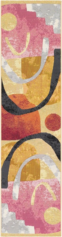 2' x 8' Averill · Abstract Outdoor Rug, multi