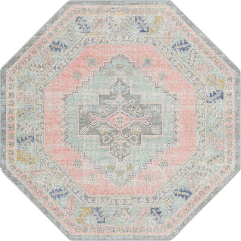 Ligonier · Border rug, powder pink