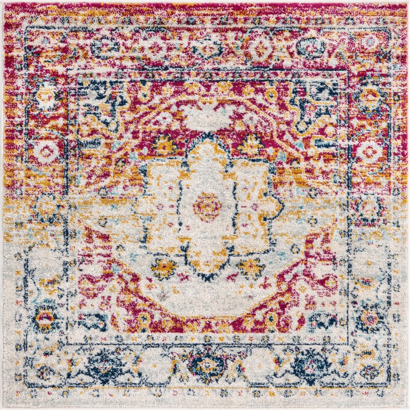 4' x 4' Pierce · Border rug