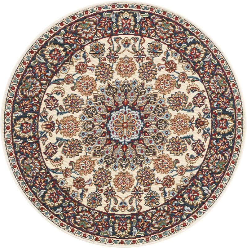 3' 3 x 3' 3 Lomax · Floral / botanical Outdoor Rug
