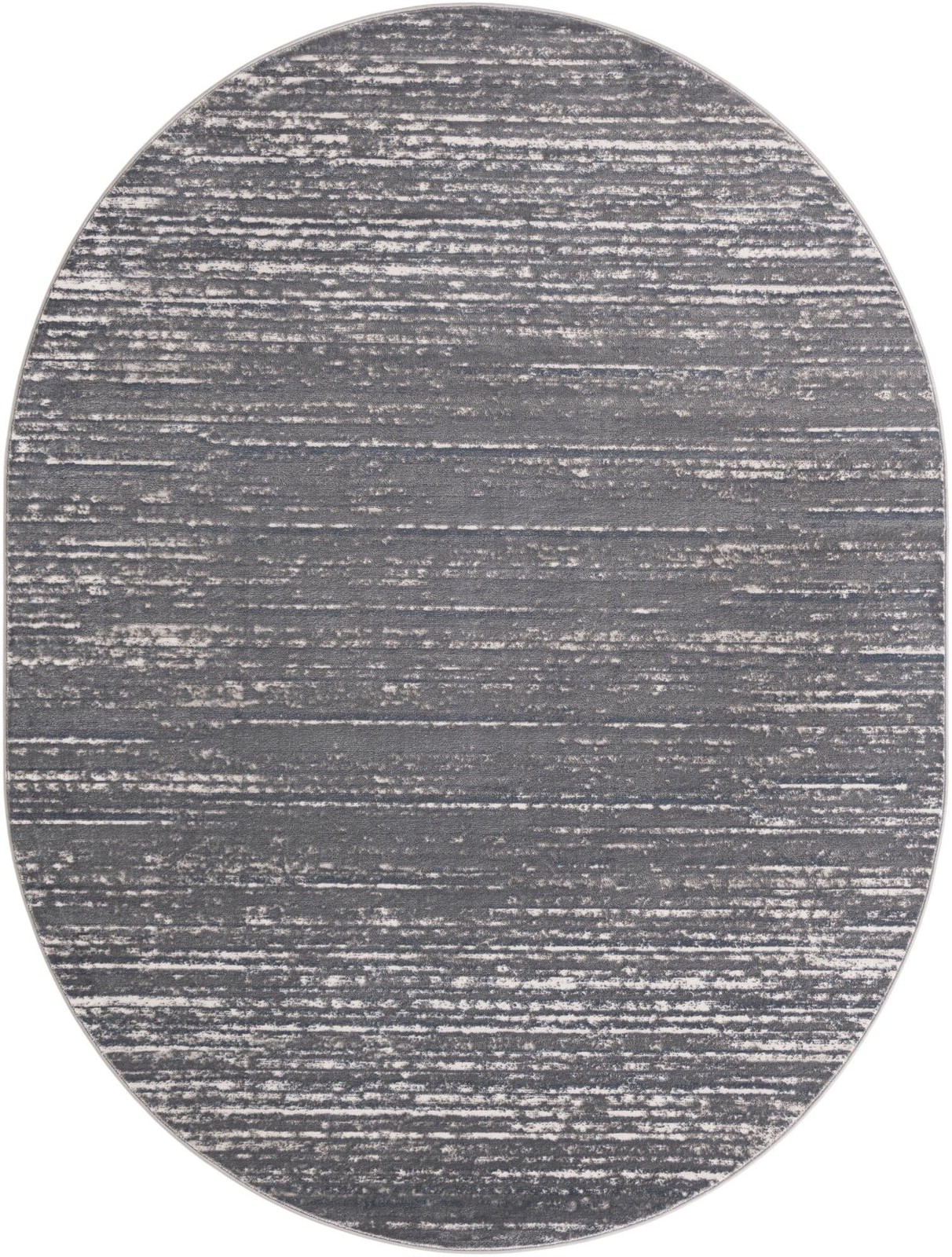 8' x 10' Tate · Linear abstract rug, gray and ivory