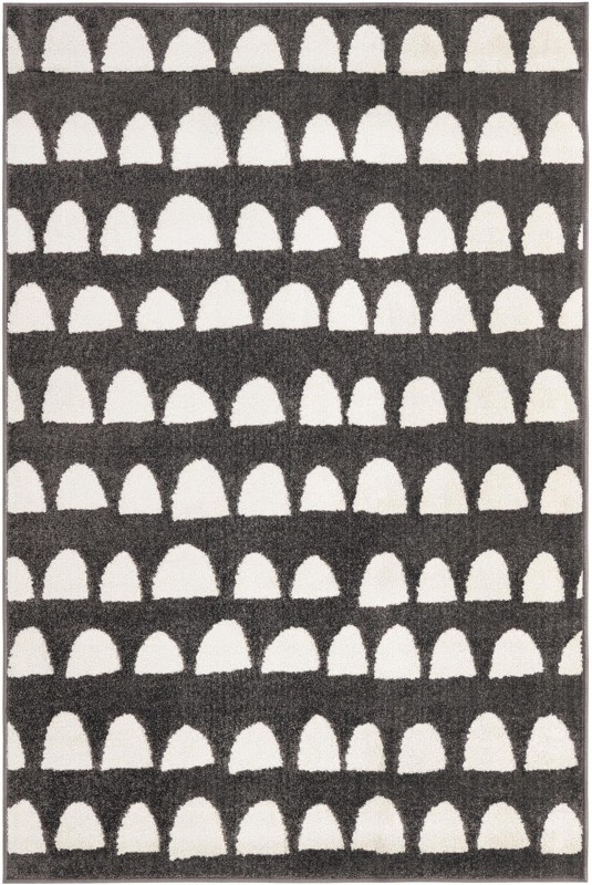 Halloran · Geometric rug, dark gray