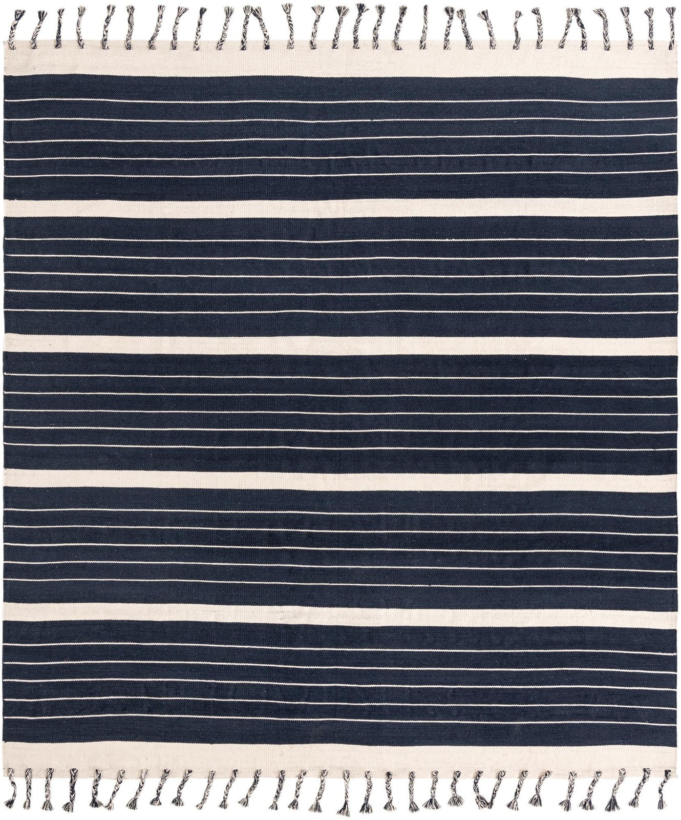 10' x 10' Ottley · Lines Chindi Rug