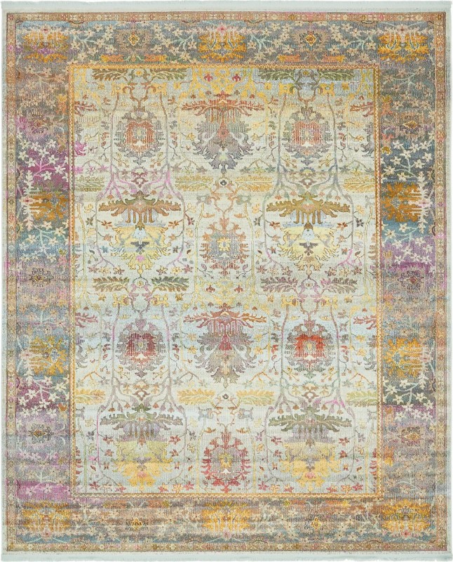 8' x 10' Lanier · Border rug
