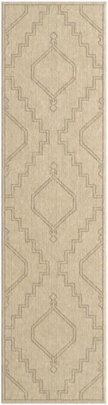 2' 7 x 10' Sullivan · Diamond rug, ivory