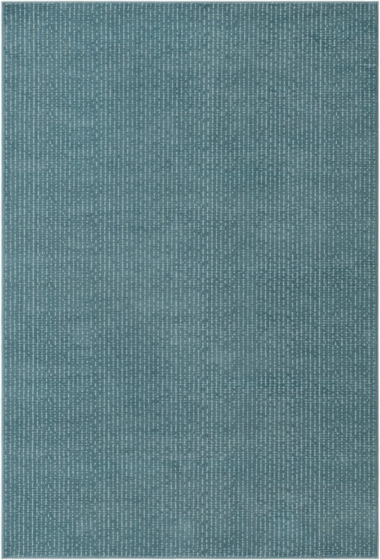 5' 3 x 8' Swain · Lines rug, aegean blue