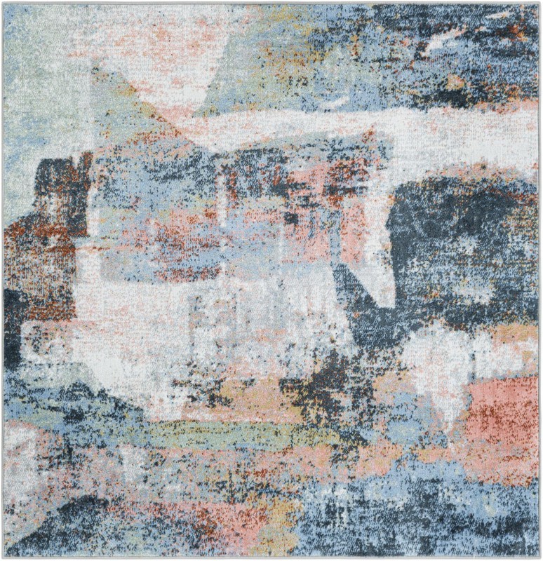 5' 3 x 5' 3 Colston · Abstract Washable Rug, multi