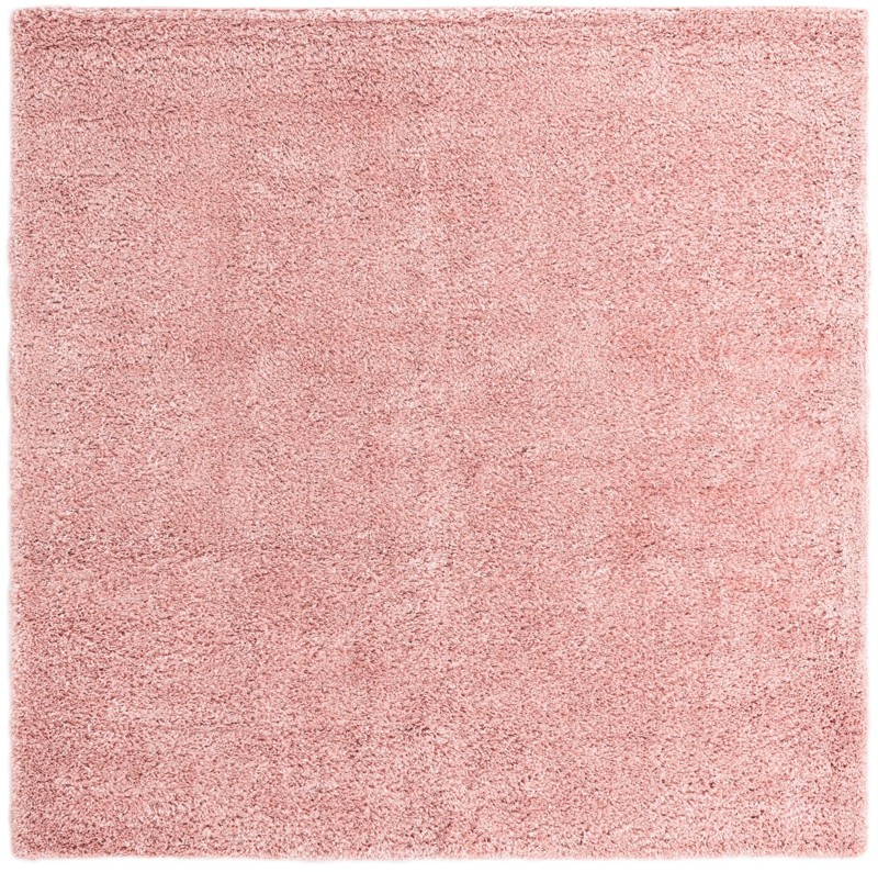 7' 10 x 7' 10 Dunham · Solid Shag Rug, pink